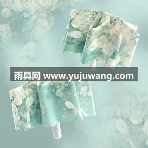 8骨加固玻纤伞骨 · UPF50+ · 内层加厚黑 宫廷画风自动雨伞女大抗风晴雨两用防晒伞轻便折叠三折