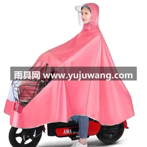 加厚面料 · 210D加厚加密牛津布 · 武汉源头雨具供应链供货双人电动车雨衣，男 图6