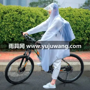 PVC面料柔软厚实 · 防水透气 · 加 武汉源头雨具供应链供货山地自行车骑行雨衣 图3