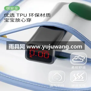 食品级加厚EVA · 食品级硅胶松紧带 武汉源头雨具供应链供货彩虹豆鲨鱼儿童雨衣 图4