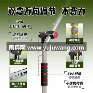 复合黑胶涂层 · 抗风防雨 · 速干不易 武汉本地大型雨伞供应链服务直供 2026 图5