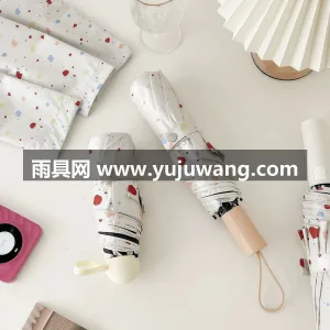 加固双伞骨 · 黑胶防晒伞面 武汉本地雨伞供应链服务直供奶油泼墨自动雨 图2