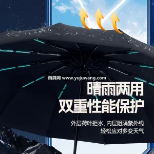 超大伞面 · 加厚伞布 · 纳米疏水 · 武汉本地雨伞供应链服务直供全自动雨伞，一 图6