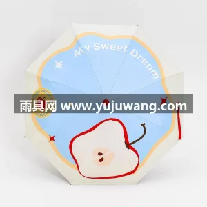 黑胶防晒 · 复合涂层 · 防紫外线 · 武汉雨具供应链服务商直供苹果小红靴子手柄 图6