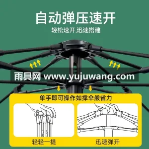 PU防水 · 双层加厚 · 立体通风 · 作为武汉专业大型帐篷厂家，我们推出单人全 图3