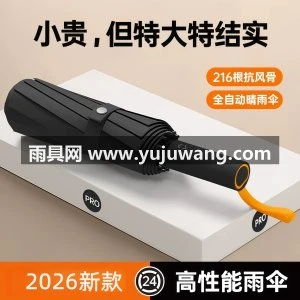 216骨抗风暴雨伞加大加厚加固自动雨伞男生折叠太阳伞女遮阳防晒