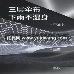 黑胶图层 · 防紫外线 · 仿生拒水 · 武汉源头雨伞供应链服务直供特大号防风晴雨 图5