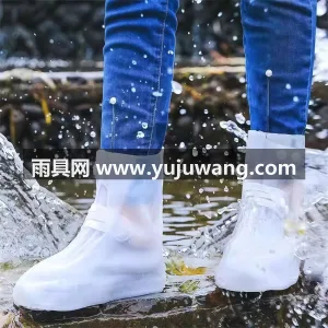 无缝防雨 · 高弹柔软 · 加厚耐磨 武汉大型专业雨具供应链供货儿童硅胶雨鞋套 图3