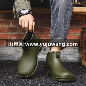 德系防滑雨鞋男女款情侣时尚雨靴女登山钓鱼防水胶鞋加绒耐磨水鞋