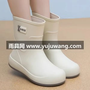 水鞋女2026新款加绒雨靴防水靴雨鞋女士软底防滑厨房工作胶鞋
