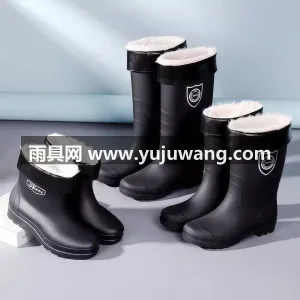 舒适圆滑鞋头 · 柔软加厚鞋跟 · 一体 武汉大型专业雨具供应链供货加厚工矿雨鞋， 图2