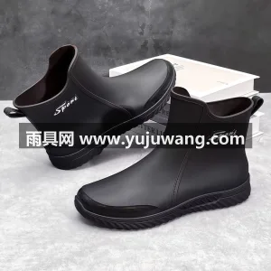 暴雨级防水 · 防滑耐磨 · 加棉鞋套 男士雨鞋防滑男款水鞋加绒2026新款钓鱼胶鞋工地赶