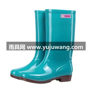 一体成型 · 耐磨防水· 防滑纹理 武汉大型雨具供应链供货，女款高筒加绒雨靴 图6
