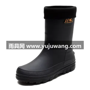 防水鞋面 · 干燥舒适 · 防滑耐磨 · 武汉专业雨具厂家推出德系男士中筒雨鞋，鞋 图6