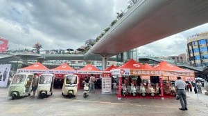 武汉雨具网企业广告伞工程案例
