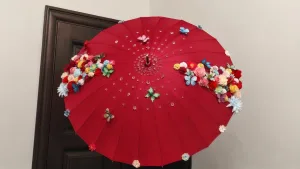 婚礼定制伞成婚庆新潮流 婚纱照印伞面定格浪漫幸福时刻