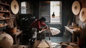 雨伞的中国起源：从皇帝华盖到现代折叠伞的千年演变
