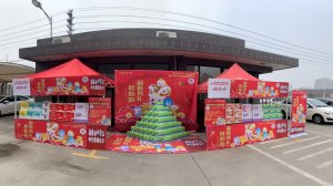 武汉雨具网企业广告伞工程案例