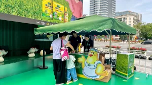 太太乐鸡精全国地推活动广告伞与广告帐篷定制案例项目图片