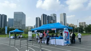 脉动全国市场户外促销广告帐篷与广告伞定制案例项目图片